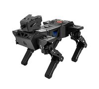 XiaoR GEEK Bionic Robot Dog Kit, Giocattolo di apprendimento STEM in metallo programmabile a 12 DOF, Azione divertente bionica, Progetto educativo ESP32 open source, Controllo app Android/iOS