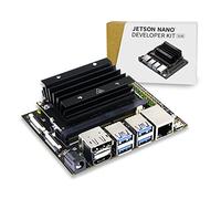 XiaoR GEEK Jetson Nano 4GB Developer Kit SUB con 16G eMMC, slot per scheda SD, basato sul kit di espansione ufficiale Jetson Nano 4GB Core Module Soluzione alternativa del kit B01(Jetson Nano 4GB SUB)