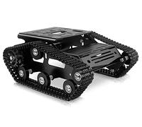 XiaoR GEEK Robot Smart Car Chassis Kit piattaforma mobile serbatoio in lega di alluminio completa con motori 2WD per progetti robot Arduino/Raspberry Pi - Strumenti gratuiti