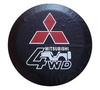 XIAOSAXIAODE Copriruota di Scorta, per Mitsubishi Pajero Pinin 2000 2001 2002 2003 2004 2005, Copertura Ruota di Scorta Auto, Borsa Pneumatici Auto, Copri Gomme, Copertura per Pneumatici,Black4