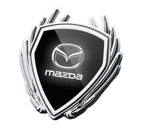 XIAOSAXIAODE Emblema Adesivo Metallico per Mazda6 2009 2010 2011 2012 2013 2014 2015, Emblema per Auto in Metallo Cromato, Stemma Adesivo in Metallo 3D, Decorazione Autoadesiva, Accessori,Silver1