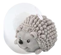 XIAOSHUI Stampo per candele a forma di riccio, stampo in resina a forma di riccio, stampo per argilla per realizzare candele, pilastro in resina, aromaterapia, candele in gesso, cera e argilla