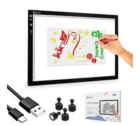 XIAOSTAR A3 led light pad tavolo luminoso, tracciatura intelligente con schermata di blocco e impostazione dei tempi, luminosità e temperatura di colore regolabili