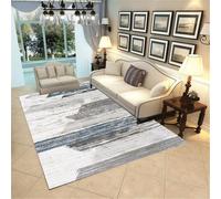 Xiaosua Tappeto Ingresso Esterno Per gattonamento minimalista astratto blu grigio 200x300CM interno divano cameretta bambini
