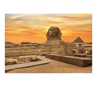 Xiaoterna 1,5x1m Antico Egitto sfondoEgitto edificio storico scultura Sfondo fotografico Antico deserto egiziano Architettura classica Sfondo del cielo al tramonto Adulti Ritratti Foto Puntelli