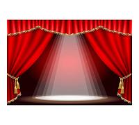 Xiaoterna 2,2x1,5m Bienvenido al Carnaval Telón de fondo Rojo Teatro Escenario Telón de fondo Antiguo Circo Espectáculos de Magia Interior Foco Fondos Fotográficos Retrato Foto Estudio Atrezzo