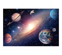 Xiaoterna 3x2m Universo spazio esterno stellato galassia nebulosa sfondo Anello Nebulosa Pianeti Stelle glitterate sfondo fotografico Sfondo del sistema solare Decorazione per feste