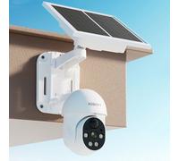 XIAOVV 1pc1080P HD Surveillance Outdoor Wireless Solar Camera 2.4G WiFi 360° PTZ Panorama Smart Home IP Camera Battery Powered Two-Way Audio Smart AI Human Recognition Tracking Alarm Night Vision Full