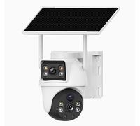 XIAOVV Telecamera di sorveglianza esterna con scheda SIM, fotocamera solare per esterni