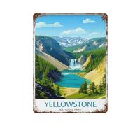 xiaoxiaoshen Yellowstone National Park USA Travel Ameri Wall Decor Art Metal Tin Poster Modern Home Decor Art Home Bar Shop Decorazioni Vintage Sign 40 x 30 cm