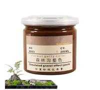 XIAOXIAOYU Basare il fango per le miniature, l'effetto di sabbia in miniatura Basing | 200 ml di base della trama della terra in miniatura Basing | Deserto Plain per gli appassionati di produzione