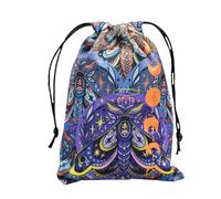 XIAOXIAOYU Borsa dei Tarocchi, Borsa dei Tarocchi,Custodia per monete | Nuove borse per riporre i dadi delle carte dei tarocchi con coulisse, borsa porta carte Oracle con motivo a farfalla (5,12X7,09
