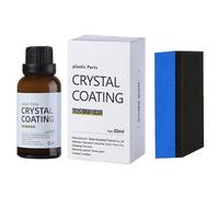 XIAOXIAOYU Brillante per Plastiche Auto, Agente Rivestimento Interni Auto, Detergente Restauratore Guarnizioni 30ml per Plancia Console Centrale Sedili in Pelle Pannelli Porta