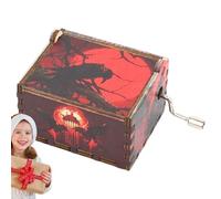 XIAOXIAOYU Carillon di Halloween, carillon a manovella - Carillon a manovella, colorato inciso - melodia di Halloween, decorazione per la casa di Halloween, carillon per bambini/fidanzate/donne/figlie