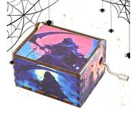 XIAOXIAOYU Carillon in Legno, Carillon | Questa è Melodia di Halloween, Decorazione per la casa di Halloween, Carillon per Bambini/fidanzate/Donne/Figlie