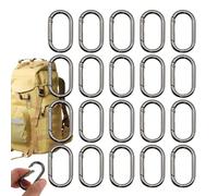 XIAOXIAOYU Clip di Carabiner, Clip di Carabiner per chiavi | Gancio Spring- in Lega di Zinco,Forniture esterne Portatile per Uomini Donne ragazzi Ragazze Giovani Adolescenti