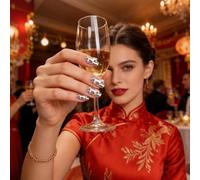 XIAOXIAOYU Cristalli per Unghie | 10 Pezzi Forma Cavallo 3D Metallo Bellezza,Decorazioni e Charm per Unghie | per Ragazze Adolescenti Feste a Casa Matrimoni Vacanze Inverno Estate