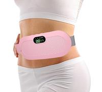 XIAOXIAOYU Cuscino riscaldante mestruale, cintura cuscino riscaldante, cintura portatile senza fili, cuscino riscaldante regolabile con display digitale, cintura massaggiante elettrica con 4 modalità