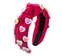 XIAOXIAOYU Fasce per capelli con largo, fasce per capelli impreziosite | Fascia spa annodata per San, fascia per lavaggio del viso, decorazioni stagionali, buste per capelli a forma