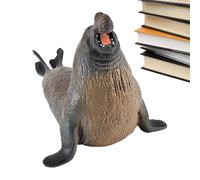 XIAOXIAOYU Figure di animali invernali Giocattoli Artici Animali - Sigillo del modello Realistico Miniatura - Kit di paesaggio modello, Ornamenti di cognizione della Scienza e 'Educazione, per la