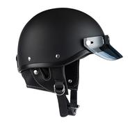 XIAOXIAOYU Half Shell Helmet, Half Elmet motociclistico - Casco motociclistico Cruiser | Cappuccetto a faccia aperta traspirante leggero per Scooter Racing Street Motocross Cruiser