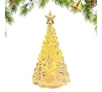 XIAOXIAOYU Luce notturna da scrivania per albero di Natale, Luce notturna per albero di Natale,Lampada da tavolo in da tavolo alimentata a batteria - Luce notturna ad albero per desktop, squisita