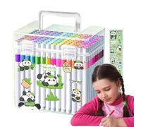 XIAOXIAOYU Matite da pittura per bambini, matite acriliche da colorare per bambini, penne resistenti all'acqua, con effetto divertente, per scuola, viaggi, Pasqua e ragazze