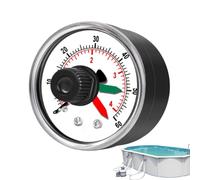 XIAOXIAOYU Misuratore di filtro per piscina - Manometro a bassa pressione al liquido, preciso e impermeabile, tester di 4,1 per misurazione 'acqua, liquido di raffreddamento, acquario,