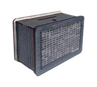 XIAOXIAOYU Scatola di risparmio di denaro in legno, salvadanaio per sfide di risparmio | Decorazione della scatola della banca di risparmio in legno | Salvadanaio in legno con obiettivo di risparmio