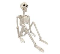 XIAOXIAOYU Scheletro, Scheletro di Halloween, Scheletro Umano, articolazione Mobile, Corpo Intero, Scheletro posabile, per Scheletro di Decorazione Spaventosi per