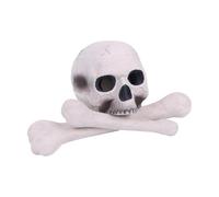 XIAOXIAOYU Set di teschi del focolaio,Teschi del focolaio,Log di all'aperto - riutilizzabile, simulazione di horror, Combustione di, umano imitato in ceramica