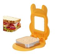 XIAOXIAOYU Taglierina e sigillante per stampi per sandwich, macchina per sandwich Decruster | Taglierina per sandwich quadrata a forma di decanter | Macchina per sandwich tascabile quadrata fatta in