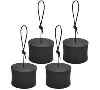 XIAOXIAOYU Tappo di Scarico in Kayak, Tappo per scupper Kayak, 4 Pezzi Plug scupper con lonyard - Fori Multi-funzionalità Bigne di Arresto per Il Controllo 'Acqua della Barca