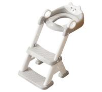 XIAOXIAOYU Toddler Potty Training Seat - Seggiolino da allenamento per servizi igienici regolabili in altezza 2 in 1 con sgabello per passo | Trainers per antiscivolo