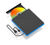 XIAOXIN Lettore CD DVD Esterno Portatile, Masterizzatore DVD Esterno, Lettore CD Esterno per Pc Desktop Tower, Disco Esterno Ultra Slim USB 3.0 Type-C, compatibile con Windows 11/10/8.1/7/XP, Linux