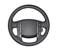 XIAOYANS Copertura Volante per Land per Rover per Freelander 2 2007 2008 2009 2010 2011 2012-2018 Coprivolante Nero Fai da Te per Auto Coprivolanti(Black Thread)