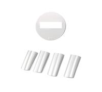 XIAOYANS Modanatura Interni Auto per Jeep per Wrangler JK 2007 2008 2009 2010 Copertura Decorazione Volante Interno Auto Auto Copertura Trim(Silver 5 Piece)