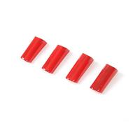 XIAOYANS Modanatura Interni Auto per Jeep per Wrangler JK 2007 2008 2009 2010 Copertura Decorazione Volante Interno Auto Auto Copertura Trim(Red 4 Piece)