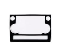 XIAOYANS Modanatura Interni Auto per Land per Rover per Discovery per Sport 2015-2018 Adesivo Decorativo per Pulsante modalità Console Centrale Auto Auto Copertura Trim(Nero)