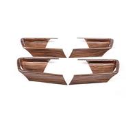 XIAOYANS Modanatura Interni Auto per Toyota per Land per Cruiser per Prado FJ150 150 2014-2018 Adesivi per Copri-Maniglia Interna della Portiera Dell'auto Auto Copertura Trim(Pine Wood Grain)