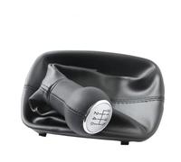 XIAOYANS Pomelli Leva Cambio Auto Per A6 C5 A4 B5 A8 D2 1998-2001 Pomello Cambio Leva Stick Ghetta Copri Stivale Accessori Auto Pelle PU(6 Speed Silver)