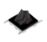 XIAOYANS Pomelli Leva Cambio Auto Per Per Amarok 2010-2022 Pomello Cambio Leva Stick Ghetta Boot Cover Accessori Auto(Chrome Red LIne)