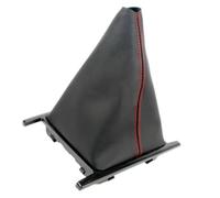 XIAOYANS Pomelli Leva Cambio Auto Per Per Amarok 2010-2022 Pomello Cambio Leva Stick Ghetta Boot Cover Accessori Auto(Black Red Line)