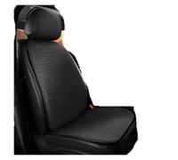 XIAOYANS Universali Coprisedili Auto Coprisedile Per Auto Cotone Lino Antisudore Set Completo Cani Traspirante Accessori Interni 4 Stagioni(Black Front 1Set)