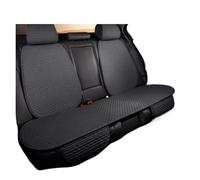 XIAOYANS Universali Coprisedili Auto Coprisedile Per Auto Cotone Lino Antisudore Set Completo Cani Traspirante Accessori Interni 4 Stagioni(Grey Rear 1 Set)