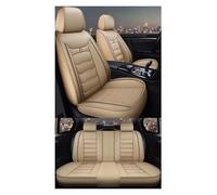 XIAOYANS Universali Coprisedili Auto Per Chery Per OMODA 5 Per Tiggo 5/7/8 PLUS Per Jaecoo J7 Accessori Auto Coprisedili Universali Copertura Totale(G Beige 5 Seat)