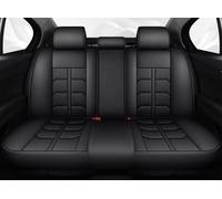 XIAOYANS Universali Coprisedili Auto Per CRV Per Fit Per Accord Per Civic 2006-2011 Per City Per Jazz Per Avancier Per Tream Universali Impermeabili Pelle Auto(Rear Seats-Black)