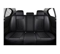 XIAOYANS Universali Coprisedili Auto Per Fit Per City Per Jazz Per Vezel Per Civic Per CRV Per Accord 7 8 Accessori Interni Auto Pelle PU Antiscivolo Universale(Rear Seat-Black)