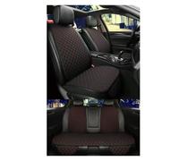 XIAOYANS Universali Coprisedili Auto Per FORD Per Fiesta Per Fusion Per Mondeo Per Taurus Per Mustang Per Territory Per Kuga Per F 150 Coprisedile Auto Lino(I Red 7 PCS)