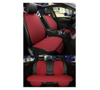 XIAOYANS Universali Coprisedili Auto Per FORD Per Fiesta Per Fusion Per Mondeo Per Taurus Per Mustang Per Territory Per Kuga Per F 150 Coprisedile Auto Lino(N Red 7 PCS)